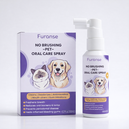 Dental Pet Spray by Furaqua | Veterinarian Recommended 🏆