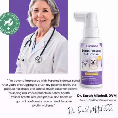 Dental Pet Spray by Furaqua | Veterinarian Recommended 🏆